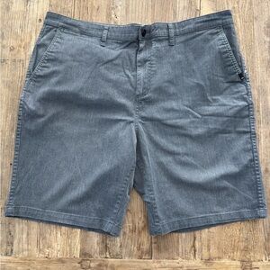 Quiksilver Gray Flat Front Shorts Casual Style